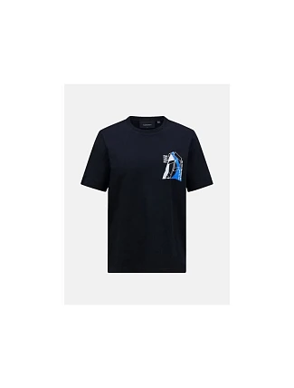 Pánske tričko PEAK PERFORMANCE M Original Graphic Tee, čierne Pánske tričko PEAK PERFORMANCE M Original Graphic Tee, čierne