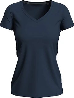 Stedman Stretch-T V-neck Women Dámske tričko s výstrihom do V 05.9710 blue midnight