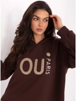 IT BL mikina H2314.26 tmavohnedá IT BL mikina H2314.26 tmavohnedá