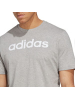 Adidas Essentials Single Jersey Lineárne vyšívané logo Tee M IC9277 Muži