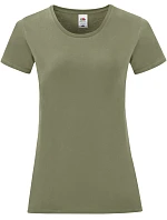 Fruit of the Loom Lady-Fit Iconic 150 T Dámske tričko 16.1432 classic olive Fruit of the Loom Lady-Fit Iconic 150 T Dámske tričko 16.1432 classic olive