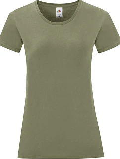 Fruit of the Loom Lady-Fit Iconic 150 T Dámske tričko 16.1432 classic olive
