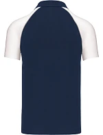 Kariban K 226 Baseballové polo tričko z piké 20.K226 tmavomodrá/svetlosivá/biela Kariban K 226 Baseballové polo tričko z piké 20.K226 tmavomodrá/svetlosivá/biela
