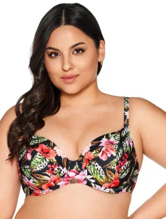 Vrchný diel plaviek 218 Kvetinový plus - AVA