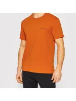 Pánske tričko - 111267 2R717 03563 - oranžová/tm.modrá - Emporio Armani Pánske tričko - 111267 2R717 03563 - oranžová/tm.modrá - Emporio Armani
