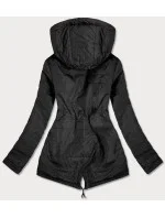 Hnedo-čierna obojstranná dámska bunda (W506) - Goodlooking