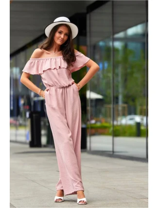 Dámsky overal KMB0005 Púder ružová - Roco Fashion