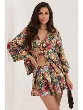 Šortky so spodnou sukňou model 226222 Taliansko Moda Šortky so spodnou sukňou model 226222 Taliansko Moda