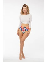 Julimex Flower Folk Jednoduché maxi nohavičky S-2XL