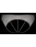 Tangá Plus Size V-8758 čierna - Axami Tangá Plus Size V-8758 čierna - Axami