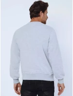 Pánska sivá mikina FashionStreet BX5007