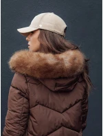 Dámska zimná bunda s kapucňou WAYWARD hnedá FashionStreet TY4529