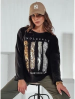 MODEZINE dámska blúzka oversize čierna FashionStreet RY2690