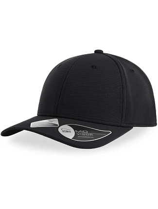 Atlantis Headwear Sand 6-panelová bejzbalová čiapka „Sand“ 33.0200 čierna
