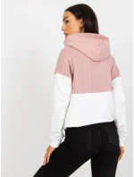 Mikina RV BL 8171.30 biele a ružové