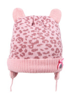 Yoclub Dievčenské zimné čiapky CZZ-0421G-AA20 Pink