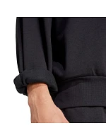 Pánska mikina adidas Essentials Loose Fit 3 Bar Logo Black JF3542