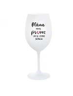 MÁMA MÁ VONKAJŠIE (CHODÍ SA DOPRAVIŤ K TATÍNKOVI) - pohár na biele víno 350 ml