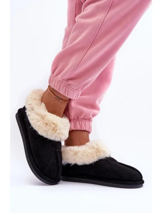 Dámske papuče EV-58 Black with ecru - Krok vo veľkom štýle