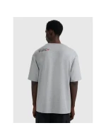 Pánske tričko oversize s potlačou 4F 4FRAW25TTSHM3257-27M