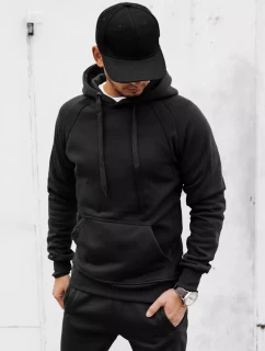 Pánska mikina s kapucňou čierna FashionStreet BX5559