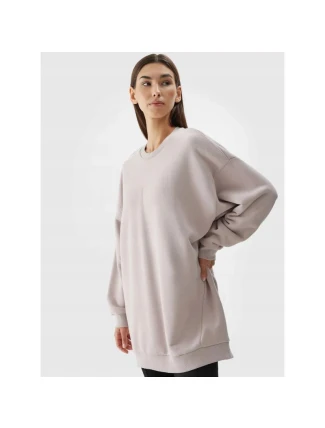 Dámska mikina bez podšívky s kapucňou 4F 4FAW23TSWSF0764-56S