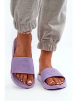 Damskie Klapki 4FMM00FFLIF045-52S Fioletowe