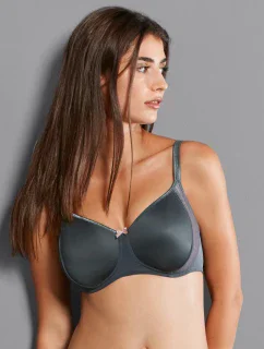Fleur soft podprsenka s penovou výstužou 5654 antracit - RosaFaia