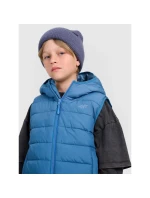 Chlapčenské páperové tričko bez rukávov so syntetickou výplňou 4F 4FJRAW25TVJAM324-32S