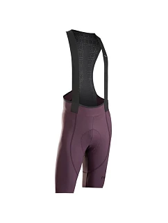 Cyklistické šortky NORTHWAVE Fast Bibshort v bordovej farbe