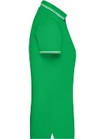 Daiber JN 985 Dámske polo tričko s piké vzorom 02.0985 fern green/white