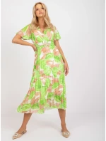Šaty DHJ SK 11331 2.32 svetlo zelená