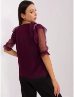 Blúzka LK BZ 506682.26P tmavo fialová Blúzka LK BZ 506682.26P tmavo fialová