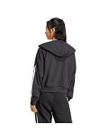 Dámska mikina adidas Essentials French Terry Quarter-Zip Hoodie black JN1956