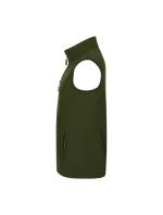 Pánska softshellová vesta Trail (vojenská)