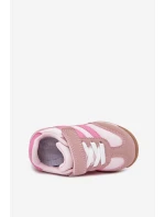 Dziecięce Sneakersy Buty Sportowe Na Rzep Różowe Viona