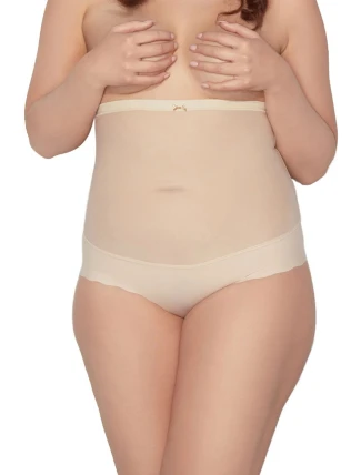 Dámske sťahovacie tangá Glam string beige - MITEX