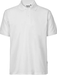 Neutral O 20080 Pánske polo tričko z bio bavlny 77.2080 biele