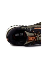 Męskie Klasyczne Buty Sportowe Memory Foam Big Star KK174272 Zielone