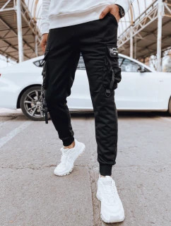Pánske bojové nohavice čierne FashionStreet UX4203