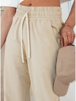 Dámske nohavice KLINTAL beige FashionStreet UY2097