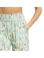 Dámske plážové nohavice DIM TROPICAL PANTS - DIM - zelené Dámske plážové nohavice DIM TROPICAL PANTS - DIM - zelené