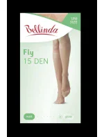 Silonkové podkolienky FLY KNEE highs 15 DEN - Bellinda - amber
