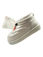 D.Franklin snehové topánky ženy zimné módne zateplené topánky strieborné ženy