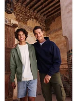 Fruit of the Loom Iconic Premium Hooded Sweat Jacket Mikina s kapucňou z hrubej bavlny 16.2286 čierna Fruit of the Loom Iconic Premium Hooded Sweat Jacket Mikina s kapucňou z hrubej bavlny 16.2286 čierna