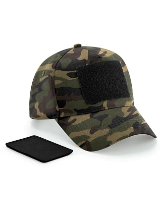 Beechfield B 638 5-panelová čiapka s nášivkou 53.0638 jungle camo