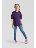 Fruit of the Loom Kids 65/35 Polo Detské piqué polo 16.3417 fľaškovozelená