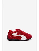Detská športová obuv na suchý zips Red Perrin Detská športová obuv na suchý zips Red Perrin