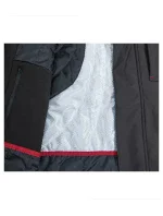 Vertex pánska zimná softshellová bunda ebony gray