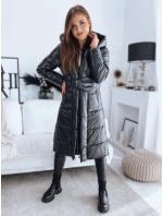 Dámsky kabát LINA black FashionStreet TY3109 Dámsky kabát LINA black FashionStreet TY3109